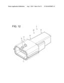 CONNECTOR WITH ELECTRONIC COMPONENT AND HOLDER diagram and image