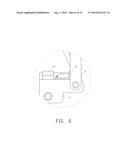 TILTING AND FOLDING DEVICE FOR A TREADMILL diagram and image