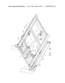 TILTING AND FOLDING DEVICE FOR A TREADMILL diagram and image