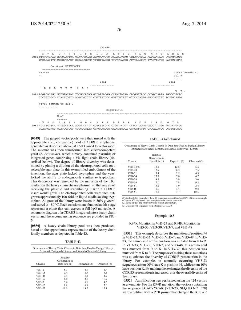 Rationally Designed, Synthetic Antibody Libraries and Uses Therefor - diagram, schematic, and image 103