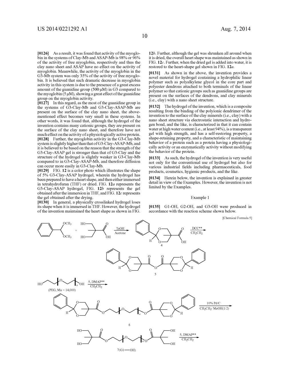 POLYIONIC DENDRIMER AND HYDROGEL COMPRISING SAME - diagram, schematic, and image 17