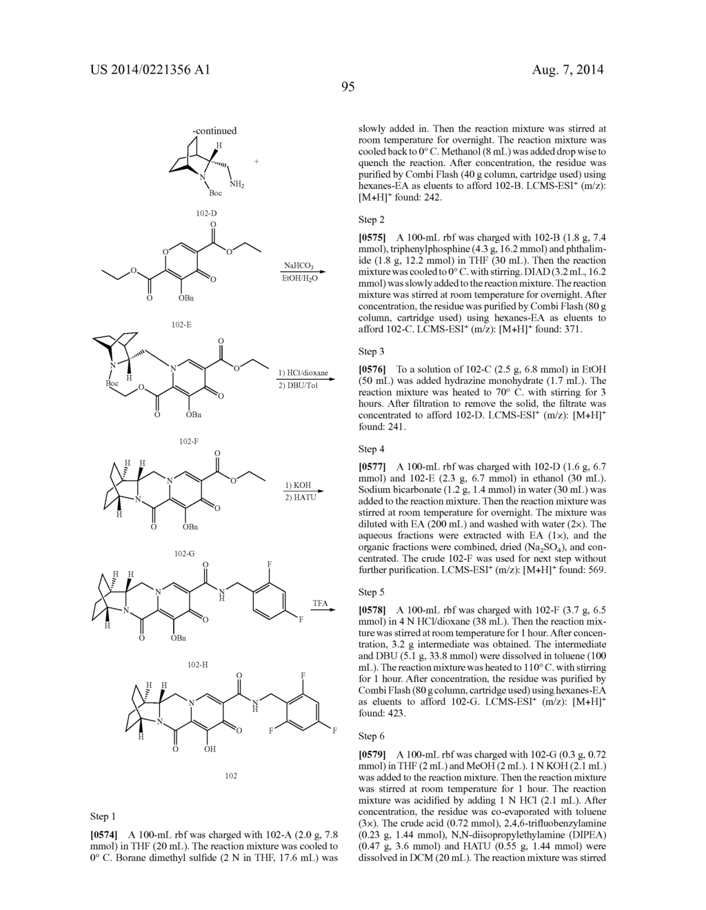 POLYCYCLIC-CARBAMOYLPYRIDONE COMPOUNDS AND THEIR PHARMACEUTICAL USE - diagram, schematic, and image 96