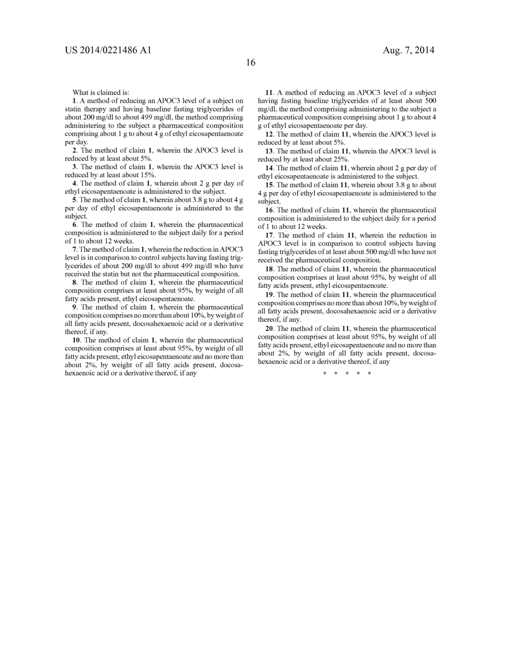 METHODS OF REDUCING APOLIPOPROTEIN C-III - diagram, schematic, and image 18