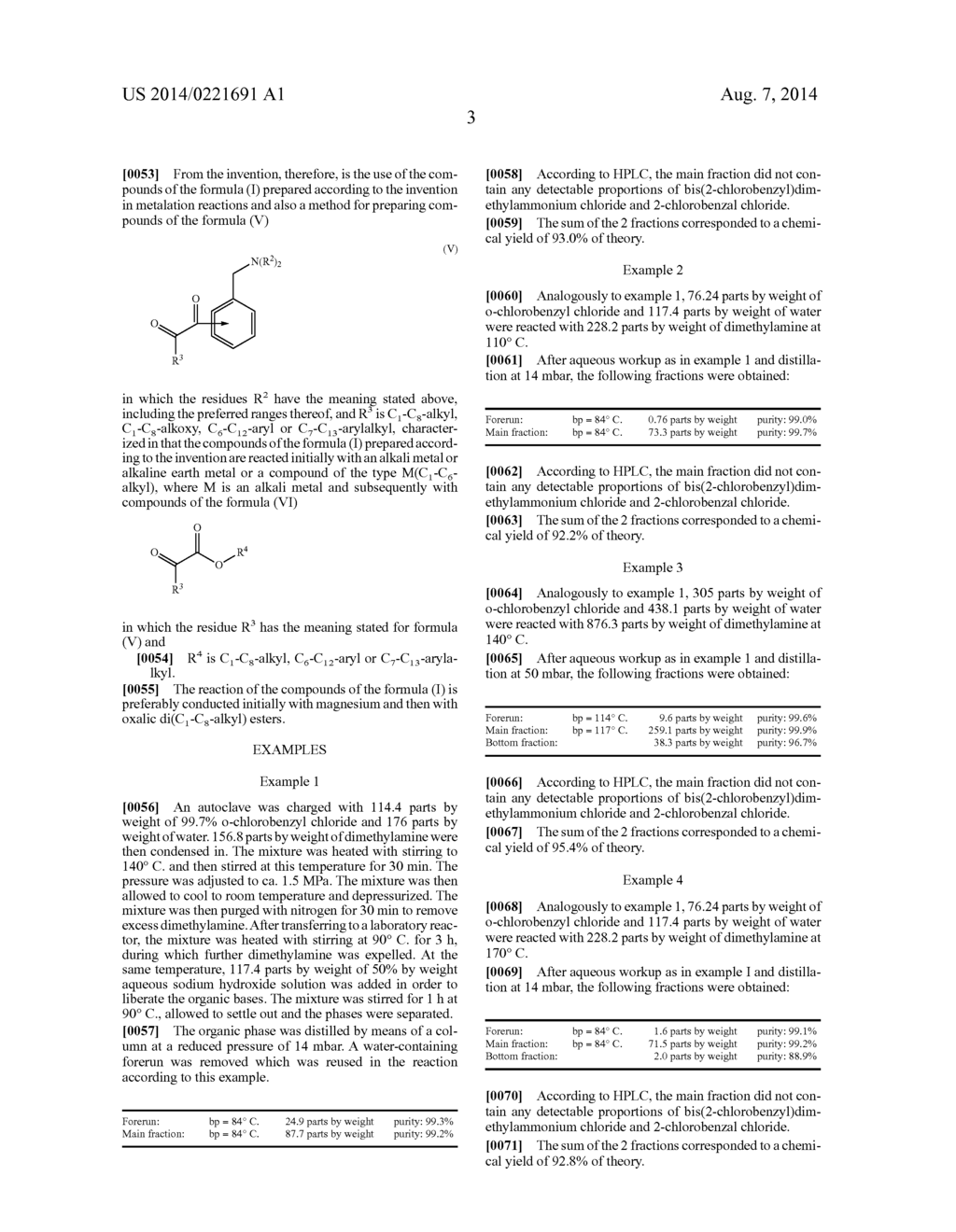 METHOD FOR PRODUCING RING-HALOGENATED N,N-DIALKYLBENZYLAMINES - diagram, schematic, and image 04