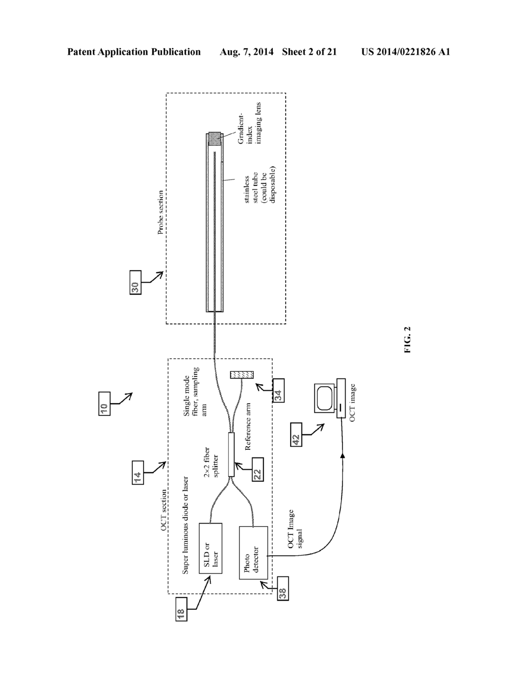 OPTICAL COHERENCE TOMOGRAPHY PROBE - diagram, schematic, and image 03