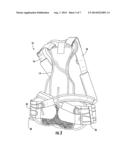 DORSAL LUMBAR EXTENSION BRACE WITH TENSIONING SYSTEM diagram and image