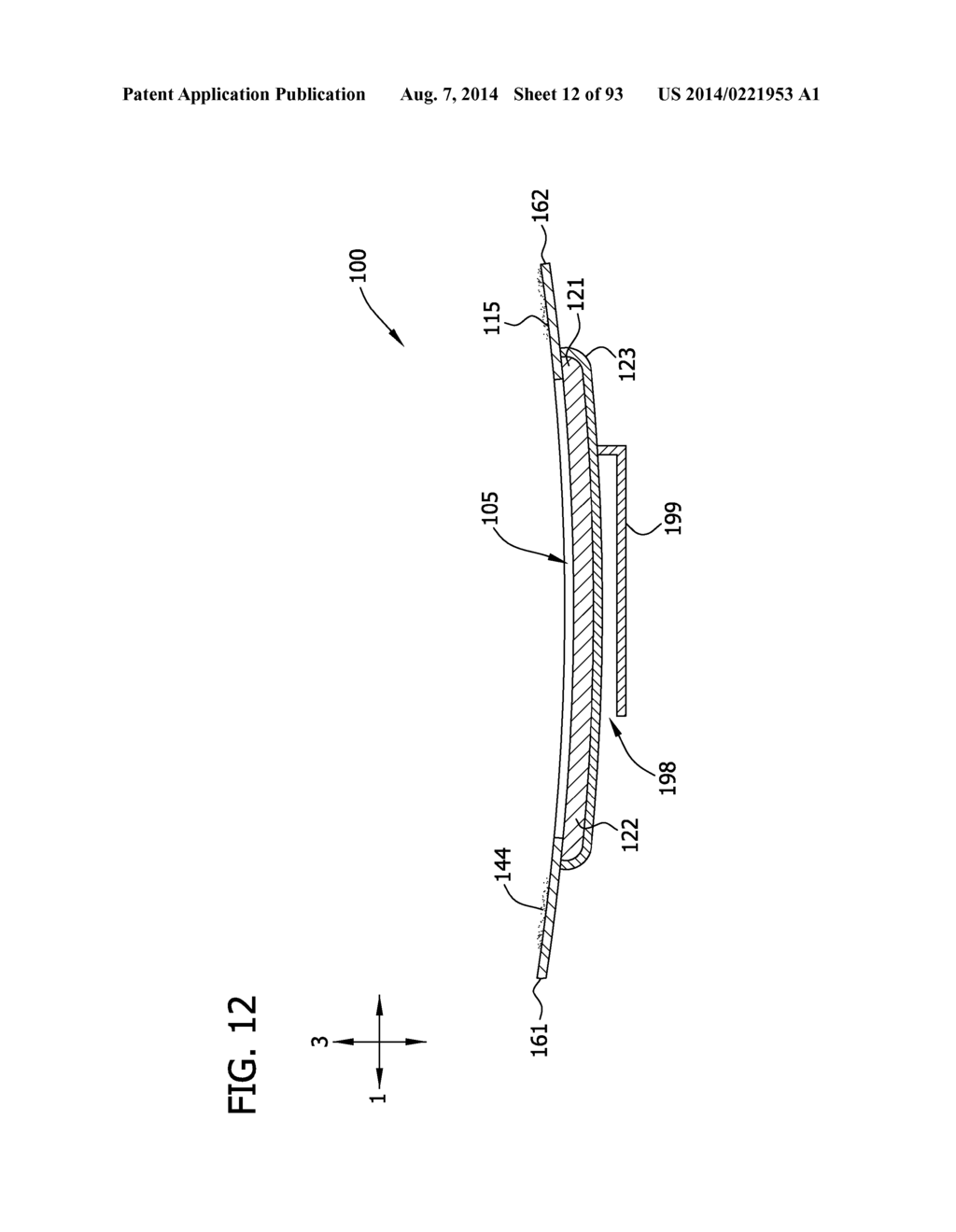 PACKAGED BODY ADHERING ABSORBENT ARTICLE - diagram, schematic, and image 13