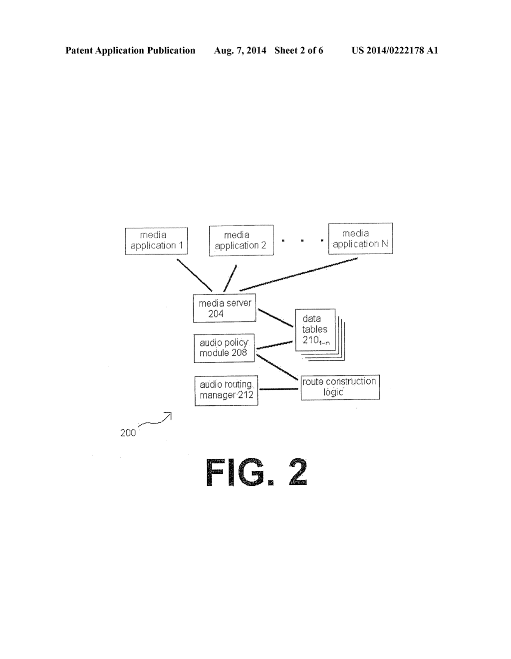 DATA-DRIVEN MEDIA MANAGEMENT WITHIN AN ELECTRONIC DEVICE - diagram, schematic, and image 03