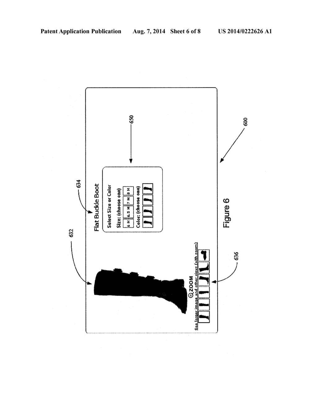 METHODS AND SYSTEMS FOR SELECTING ITEM VARIATIONS FOR DISPLAY IN USER     INTERFACES - diagram, schematic, and image 07