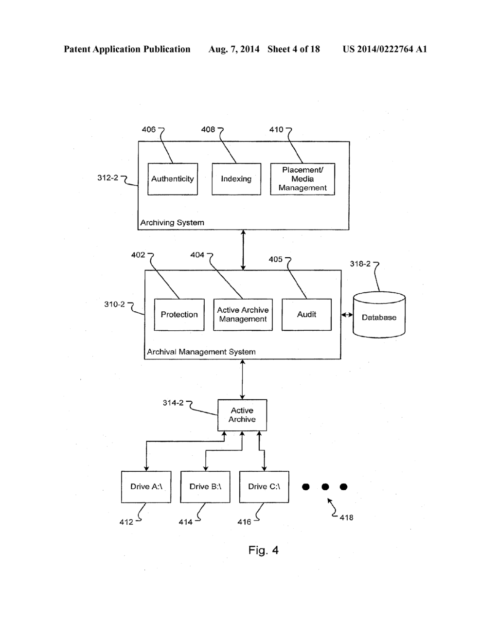 Methods for Implementation of an Active Archive in an Archiving System and     Managing the Data in the Active Archive - diagram, schematic, and image 05