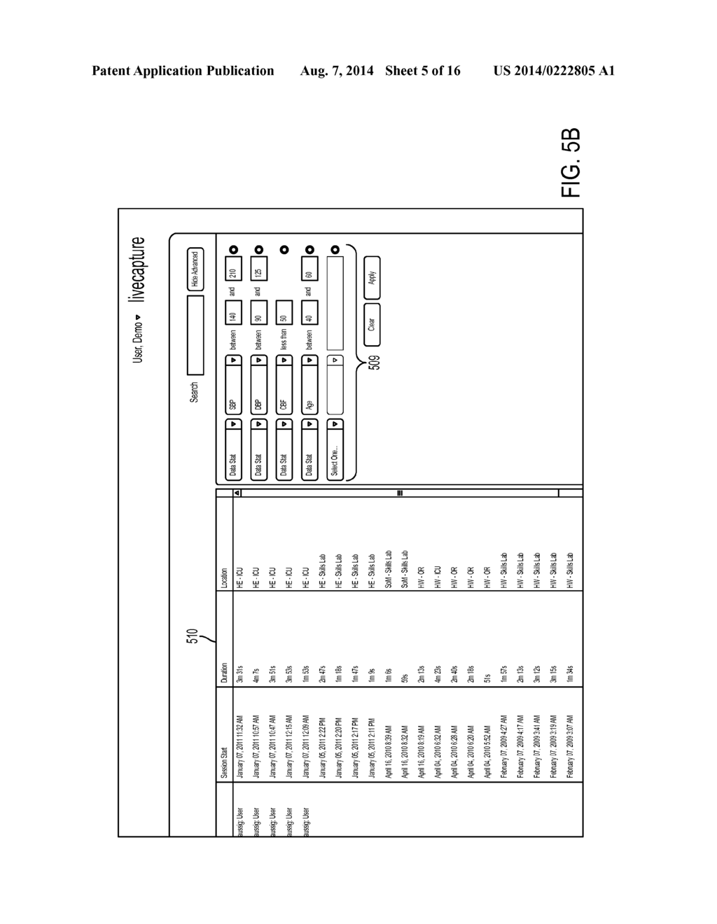 APPARATUS, METHOD AND COMPUTER READABLE MEDIUM FOR TRACKING DATA AND     EVENTS - diagram, schematic, and image 06