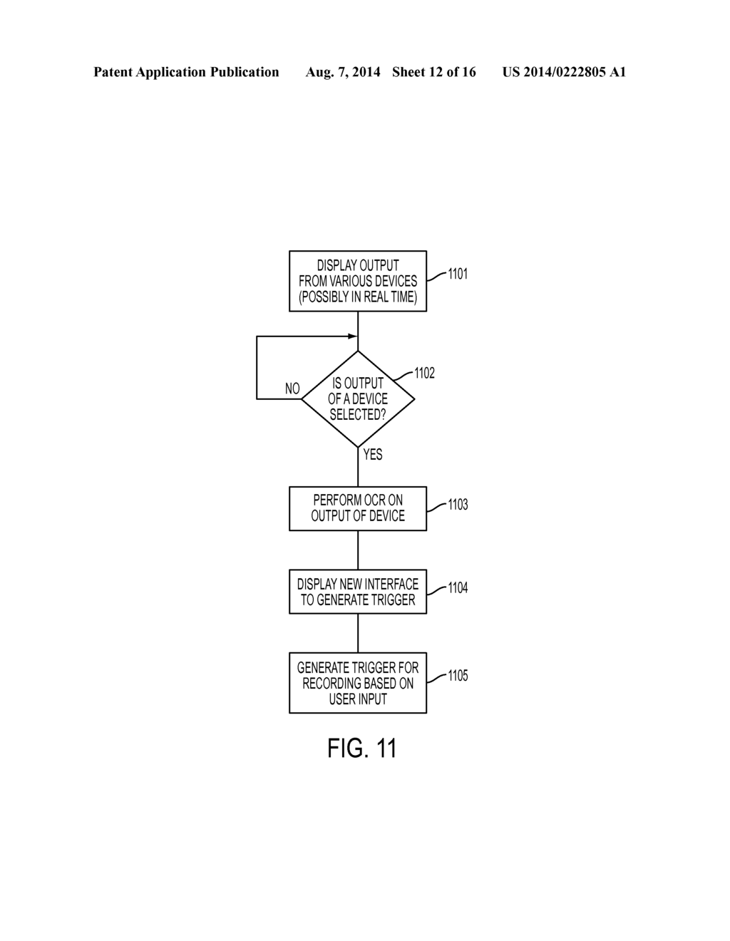 APPARATUS, METHOD AND COMPUTER READABLE MEDIUM FOR TRACKING DATA AND     EVENTS - diagram, schematic, and image 13