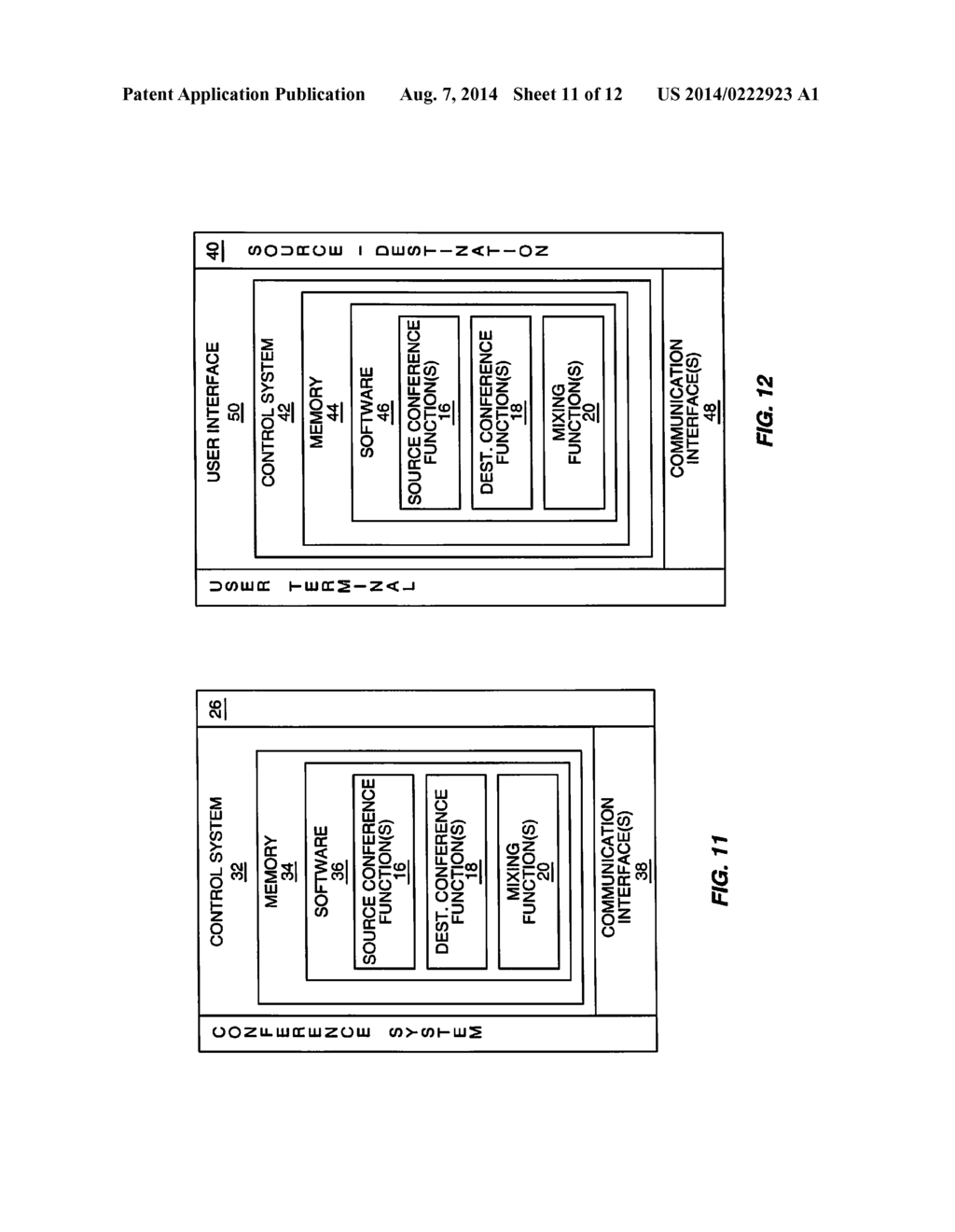 BIFURCATED CONFERENCING FUNCTIONS - diagram, schematic, and image 12