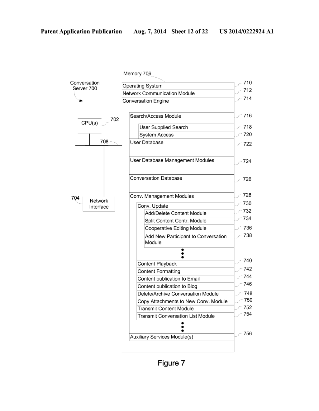 SYSTEM AND METHOD FOR EDITING A CONVERSATION IN A HOSTED CONVERSATION     SYSTEM - diagram, schematic, and image 13