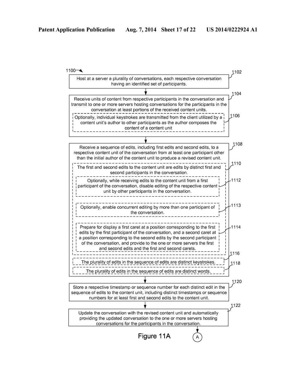 SYSTEM AND METHOD FOR EDITING A CONVERSATION IN A HOSTED CONVERSATION     SYSTEM - diagram, schematic, and image 18