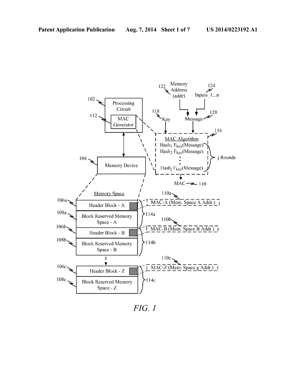 Method for protecting the integrity of a fixed-length data structure - diagram, schematic, and image 02