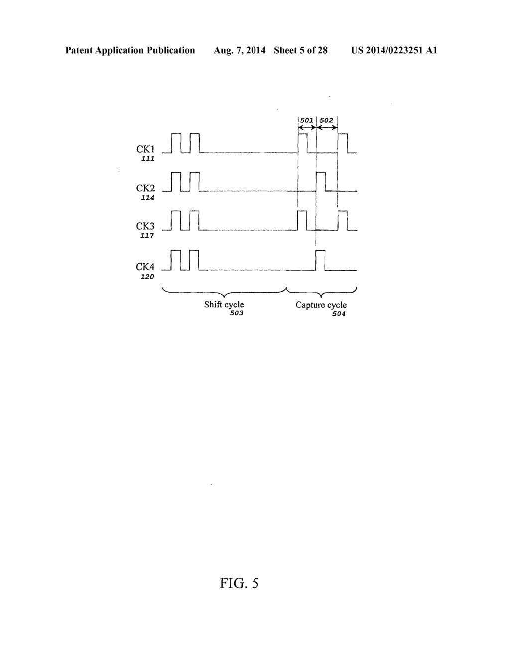 Multiple-Capture DFT System for Detecting or Locating Crossing     Clock-Domain Faults During Scan-Test - diagram, schematic, and image 06