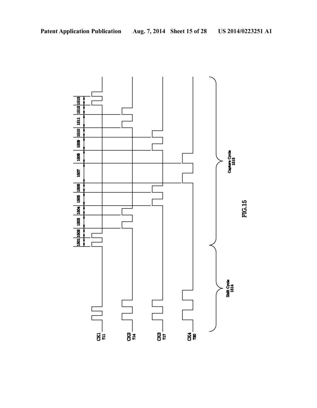 Multiple-Capture DFT System for Detecting or Locating Crossing     Clock-Domain Faults During Scan-Test - diagram, schematic, and image 16