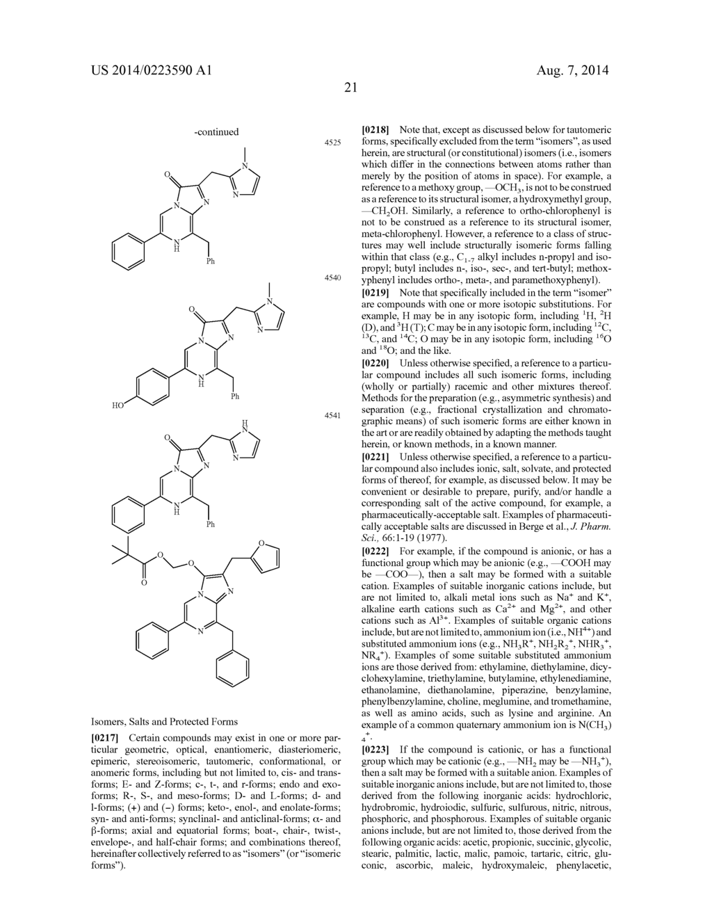 OPLOPHORUS-DERIVED LUCIFERASES, NOVEL COELENTERAZINE SUBSTRATES, AND     METHODS OF USE - diagram, schematic, and image 140