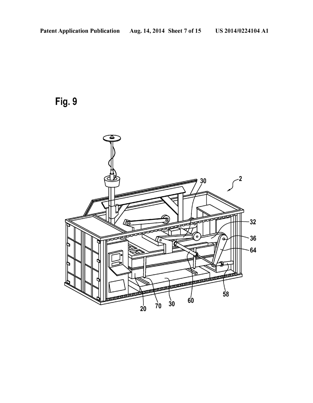 MISSILE CONTAINER AND METHOD OF OPERATING A MISSILE CONTAINER - diagram, schematic, and image 08