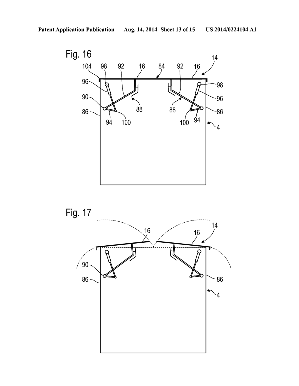 MISSILE CONTAINER AND METHOD OF OPERATING A MISSILE CONTAINER - diagram, schematic, and image 14