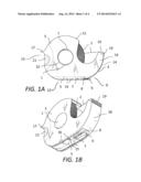 Tape dispenser with integrated paper cutter diagram and image