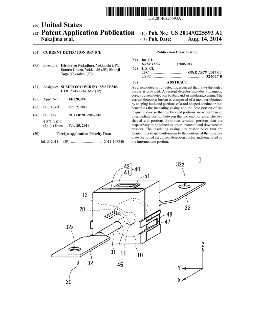 CURRENT DETECTION DEVICE - diagram, schematic, and image 01