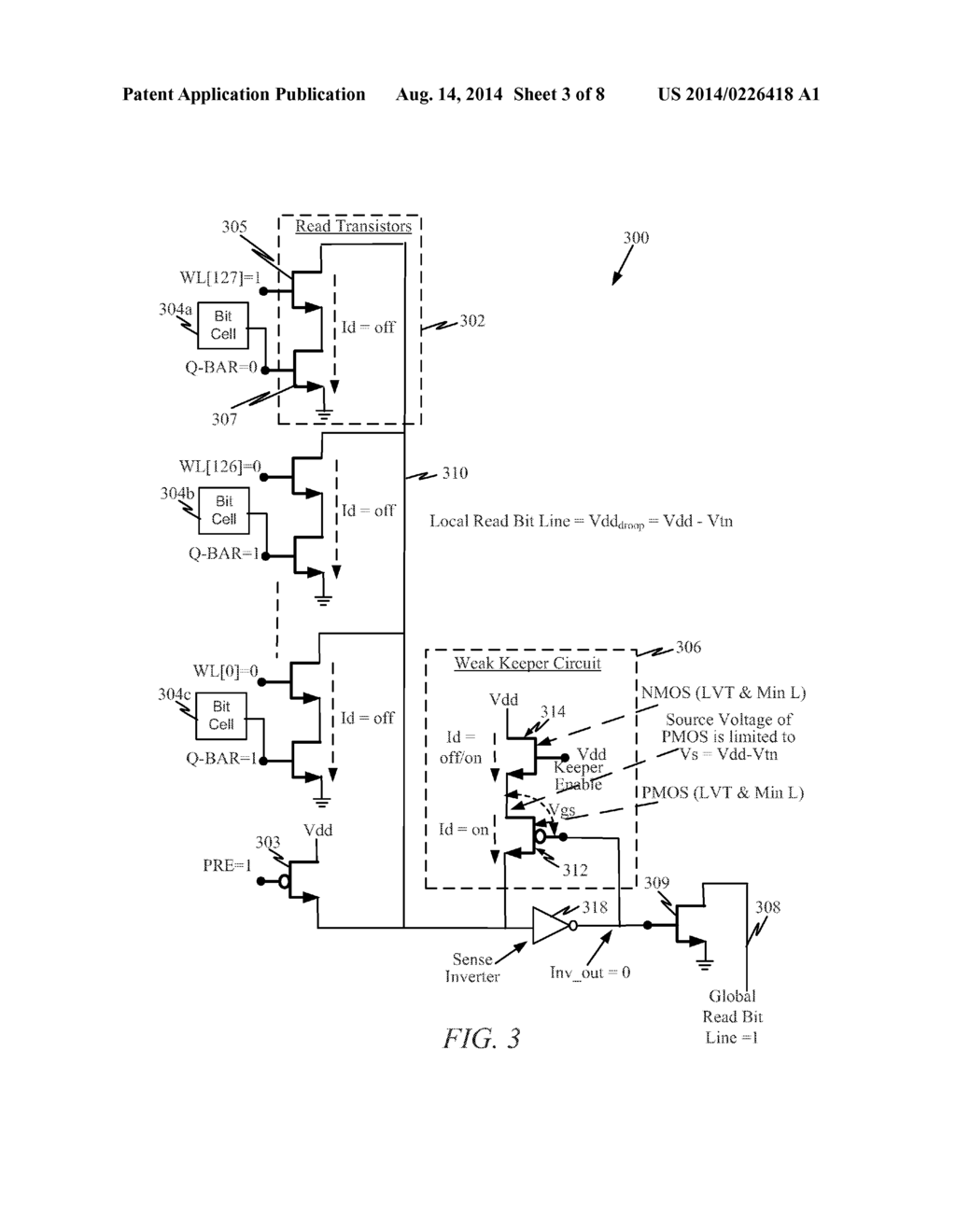 WEAK KEEPER CIRCUIT FOR MEMORY DEVICE - diagram, schematic, and image 04