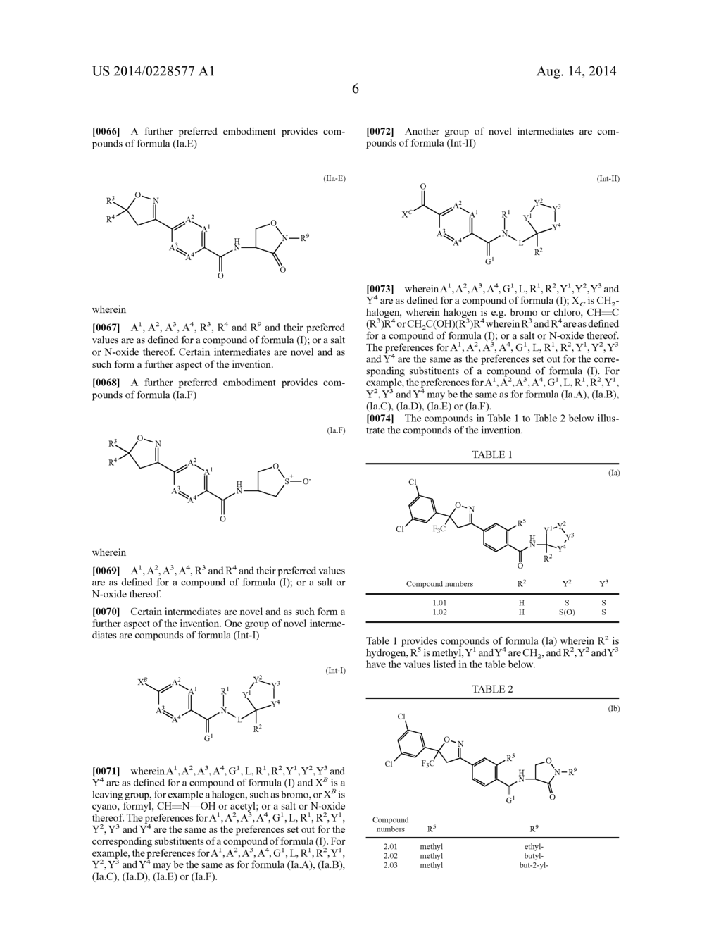 INSECTICIDAL COMPOUNDS BASED ON ISOXAZOLINE DERIVATIVES - diagram, schematic, and image 07