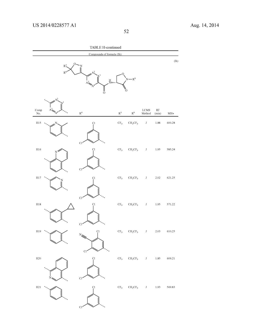 INSECTICIDAL COMPOUNDS BASED ON ISOXAZOLINE DERIVATIVES - diagram, schematic, and image 53