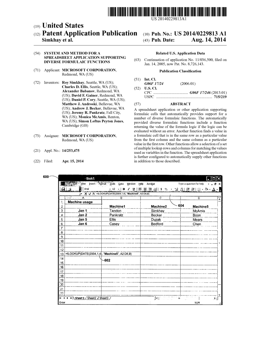 SYSTEM AND METHOD FOR A SPREADSHEET APPLICATION SUPPORTING DIVERSE     FORMULAIC FUNCTIONS - diagram, schematic, and image 01