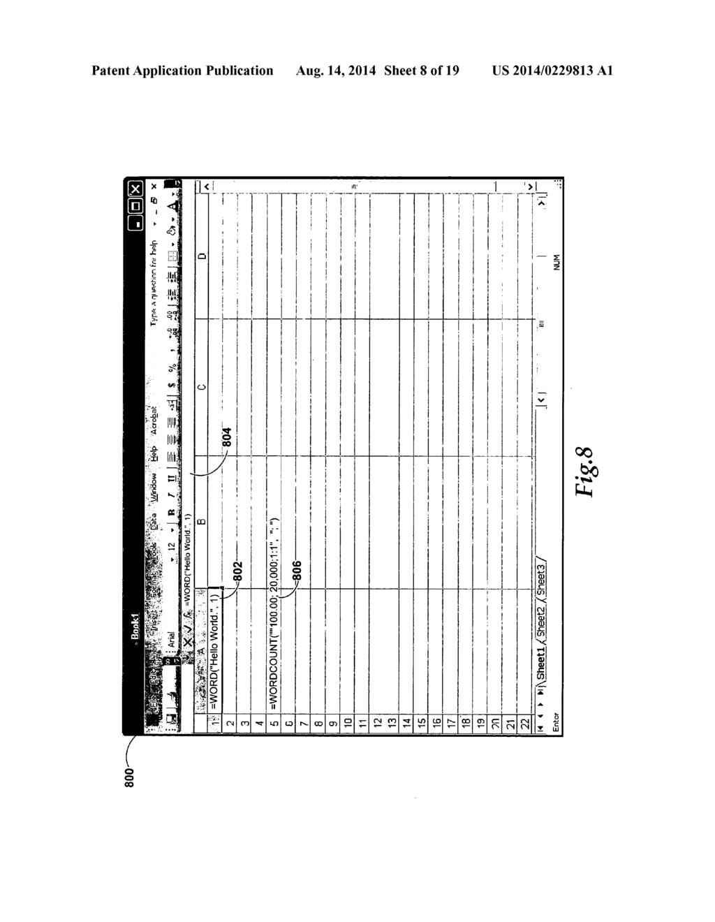 SYSTEM AND METHOD FOR A SPREADSHEET APPLICATION SUPPORTING DIVERSE     FORMULAIC FUNCTIONS - diagram, schematic, and image 09