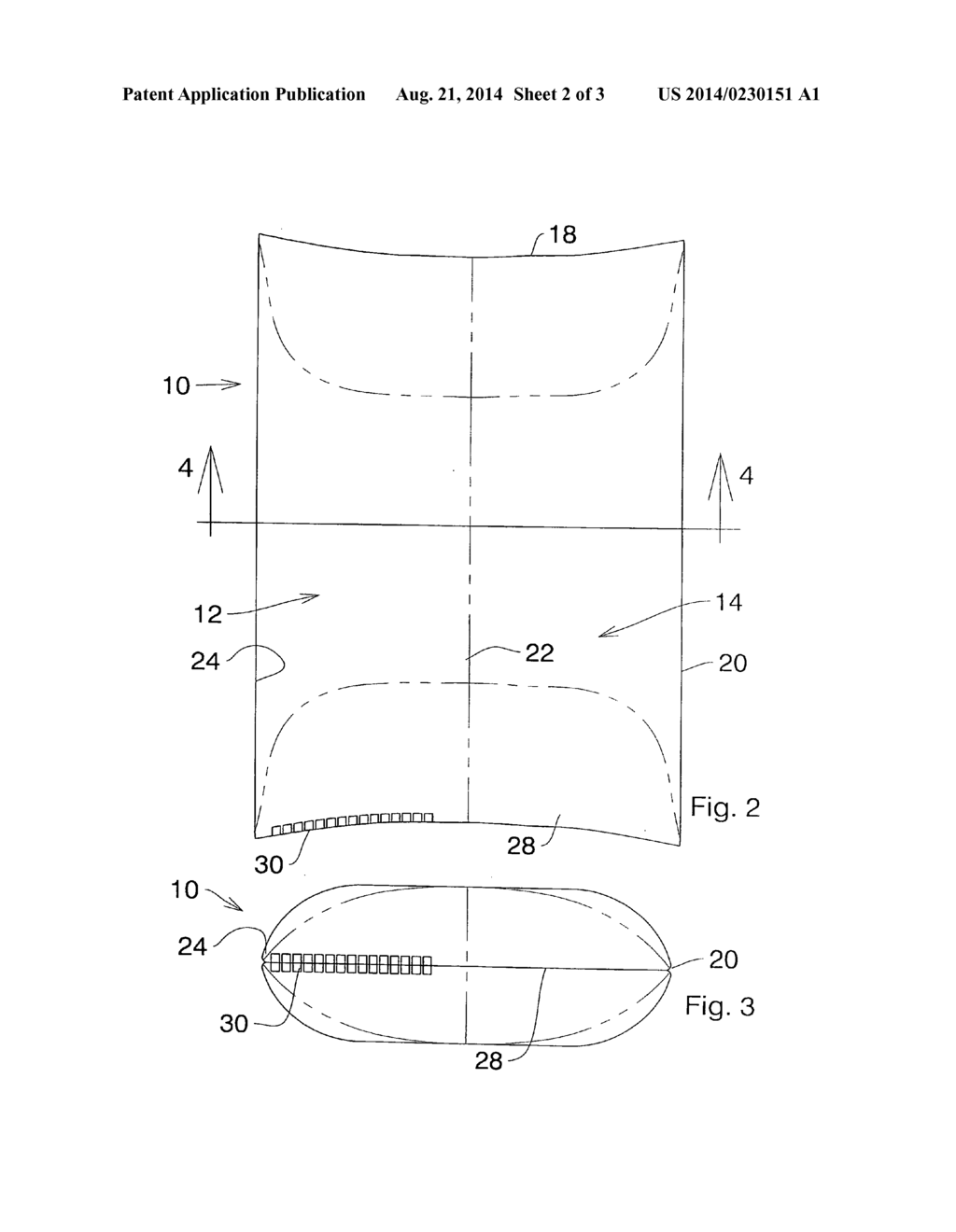 Pillow with internal adjustable neck support - diagram, schematic, and image 03