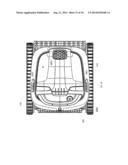 POOL CLEANING ROBOT HAVING WATERLINE MOVEMENT CAPABILITIES diagram and image