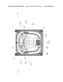 POOL CLEANING ROBOT HAVING WATERLINE MOVEMENT CAPABILITIES diagram and image