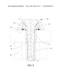 SELF-ALIGNING SLEEVED PROTRUDING HEAD FASTENERS WITH ELECTROMAGNETIC     EFFECT PROTECTION FEATURES diagram and image