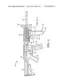 CONVERTIBLE KNIFE/FORE GRIP FOR A FIREARM diagram and image