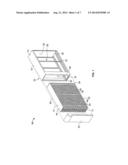 PLEATED FILTER WITH AUTOMATIC LOWER END HOLD DOWN diagram and image