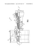 GAS TURBINE ENGINE SHAFT BEARING CONFIGURATION diagram and image