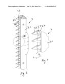 DEVICE TO REMOVE BINDING MATERIALS FROM PACKAGED BULK GOODS diagram and image