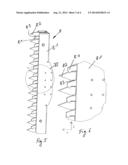 DEVICE TO REMOVE BINDING MATERIALS FROM PACKAGED BULK GOODS diagram and image