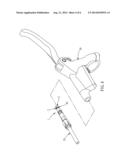 Oil stop device for connecting a hydraulic cable diagram and image