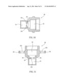 Outlet Pipe Structure of a faucet diagram and image