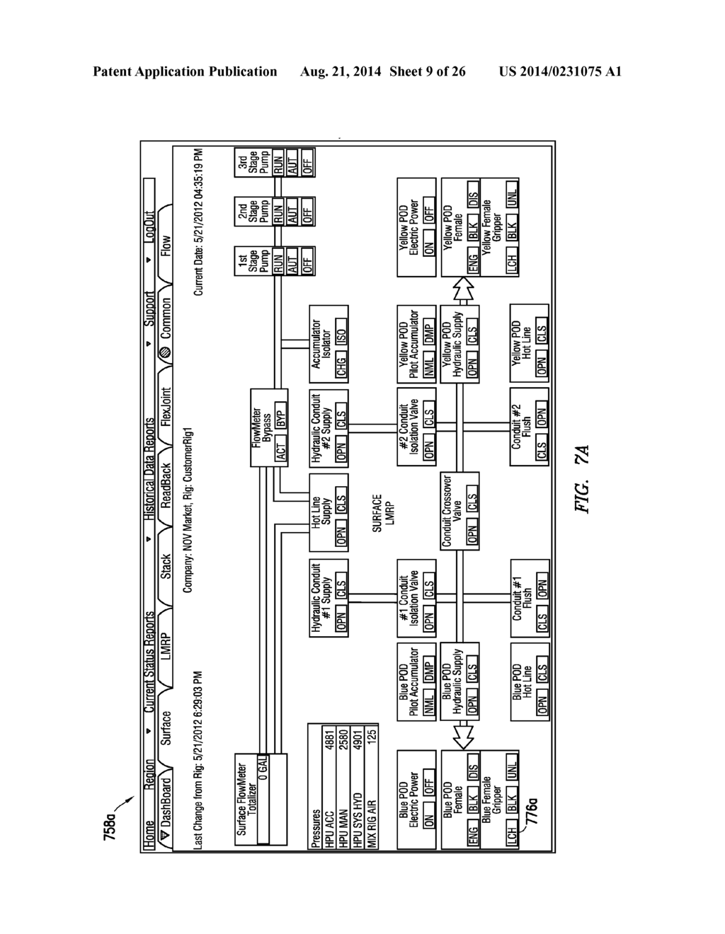 BLOWOUT PREVENTER MONITORING SYSTEM AND METHOD OF USING SAME - diagram, schematic, and image 10