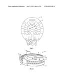 OPTIONALLY GLUED-ON OR NAILED-ON HORSE SHOE diagram and image