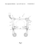 Mechanism for adjusting a distance between wheel rim and brake pad diagram and image