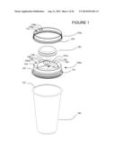 LID WITH INTEGRATED CONTAINER diagram and image