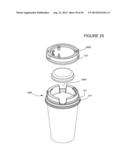 LID WITH INTEGRATED CONTAINER diagram and image