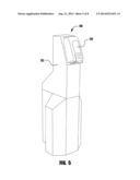 TEMPORARY LIQUID SOAP OR SANITIZER SUPPORT STRUCTURES AND DISPENSER     SYSTEMS diagram and image