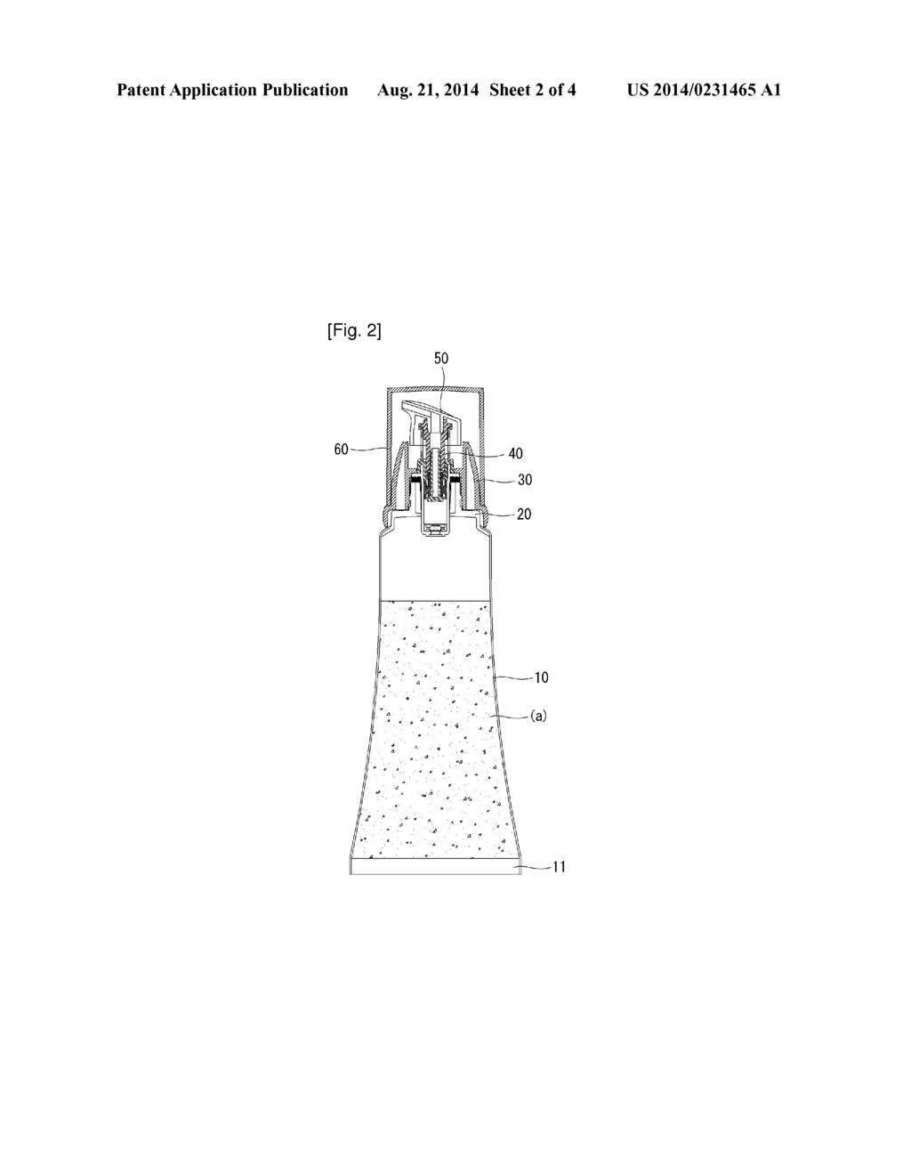 PUMPING-TYPE TUBE CONTAINER - diagram, schematic, and image 03